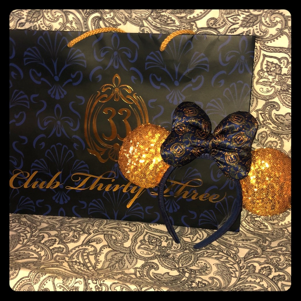 Disneyland Club 33 Minnie ears